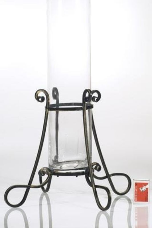 Wrought Scroll Holder - White