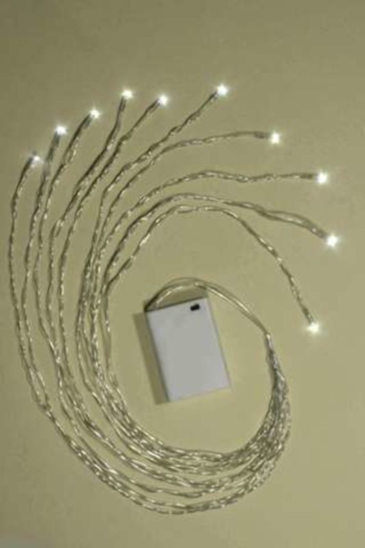 LED 3xaa Octopus (Pure White) (D) - White - Set of 6