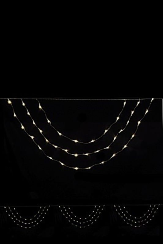 120 LED Triple Swag - White