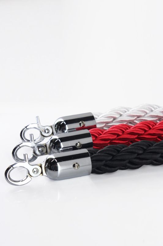 Bollard Silky Rope (Silver Hook) - White