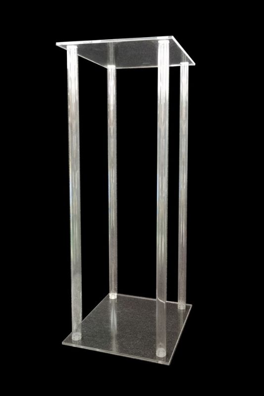 Acrylic Table Stand - Clear - Set of 3