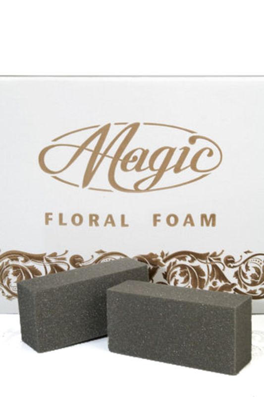 Florist - 'Magic' Dry Foam 40 Bricks/Carton - Smoke