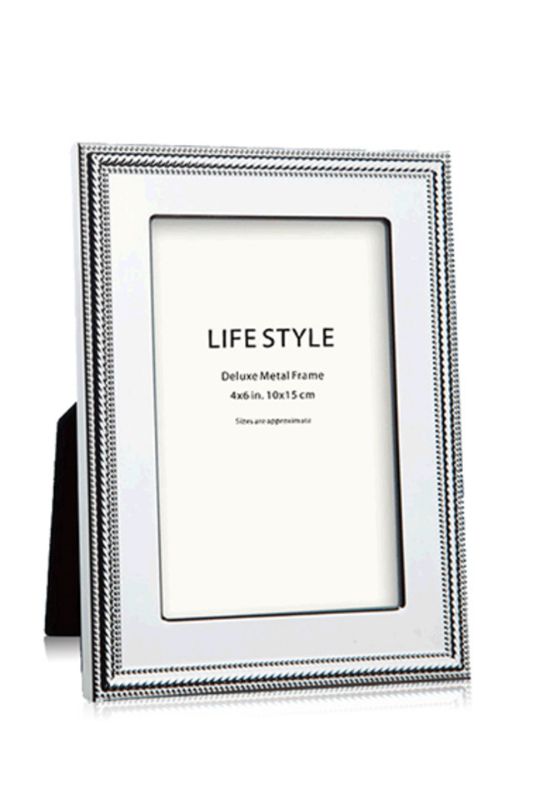 Silver Plated Photo Frame - Silver - Set of 4