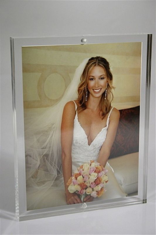 Acrylic Photo Frame - Clear - Set of 2