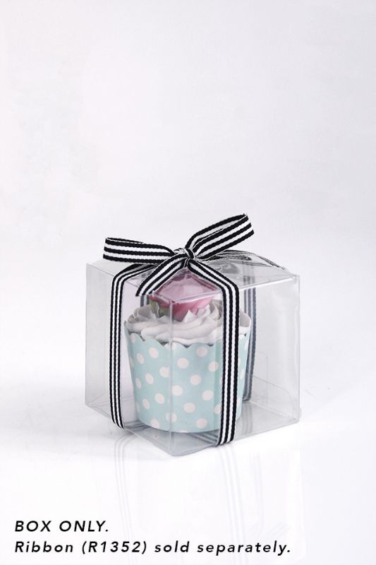 25mic Cupcake Box (Min 100pcs) - Clear - Set of 10