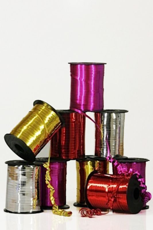 Ribbon - Metallic Curling Ribbon - Gold - Set of 4
