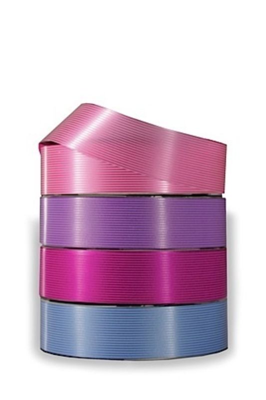 Ribbon - Fine Stripe Tear Ribbon 30mm - Light Green - Set of 4