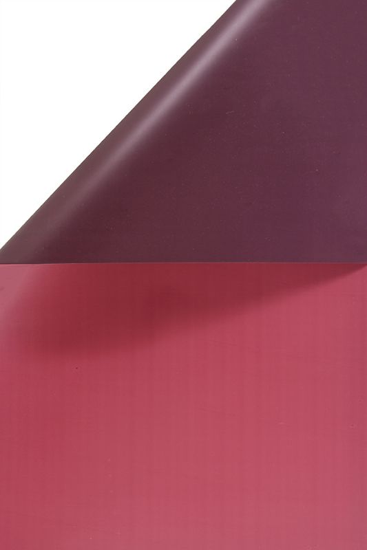 Decorative Wrap - 2-Tone Soft Touch PP Wrap (20 sheets) - Burgundy