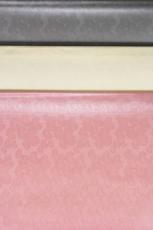 Decorative Wrap - Mod Heart Embossed Paper (20 sheets) - Silver