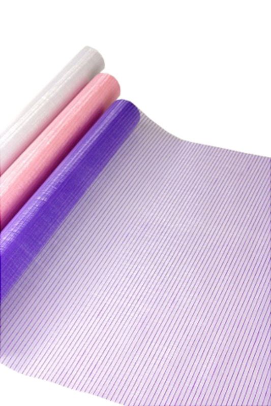 Decorative Wrap - Mini-Stripe Sheer Wrap - Gold