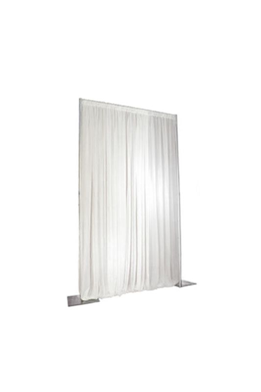 Event Backdrop - Pleated Backdrop Panel - White