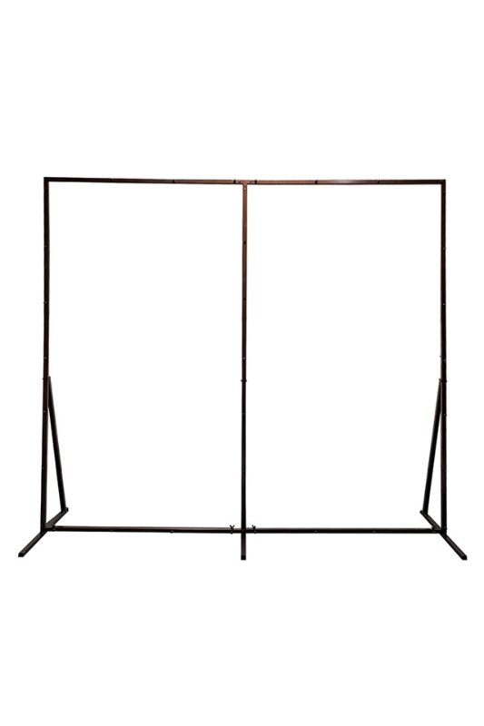 Event Backdrop - Portable Flower Wall Frame - Bronze
