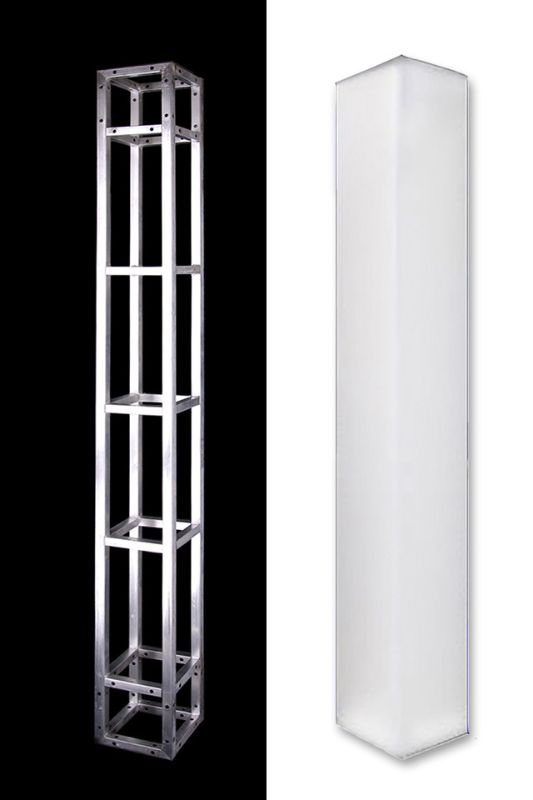 Event Backdrop - 200gsm Lycra Truss Cover - White - Set of 10