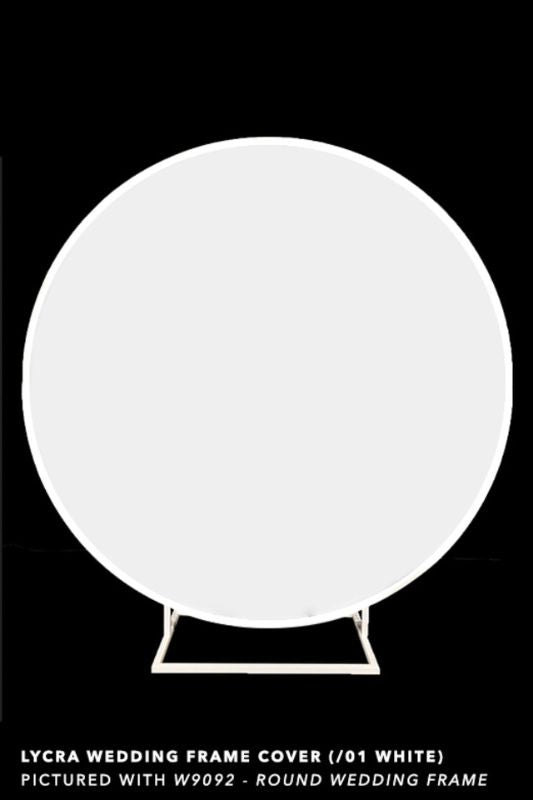 Event Backdrop - Lycra Wedding Frame Cover - White