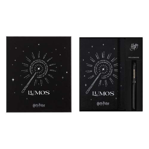 Moleskine LE Harry Potter Themed Bundle - Lumos notebook, Kaweco Rollerball Pen