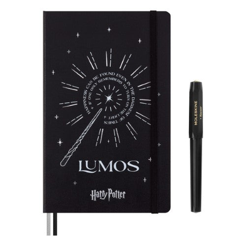 Moleskine LE Harry Potter Themed Bundle - Lumos notebook, Kaweco Rollerball Pen