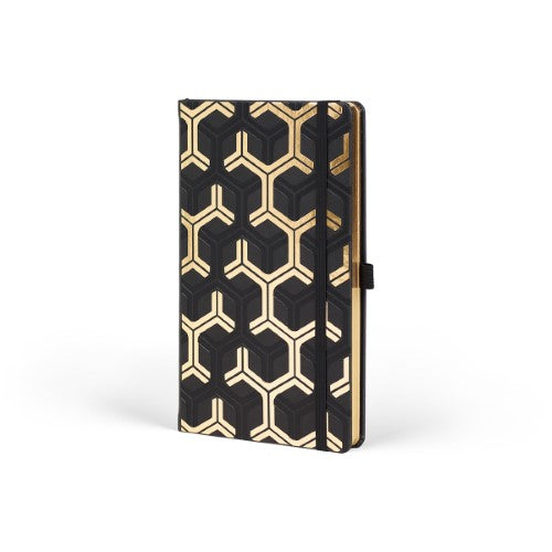 Castelli Notebook Gold Mid Ruled Nest