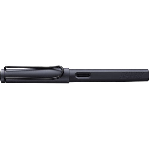 Lamy Safari Fountain Pen Steel Black Fine (0E2)