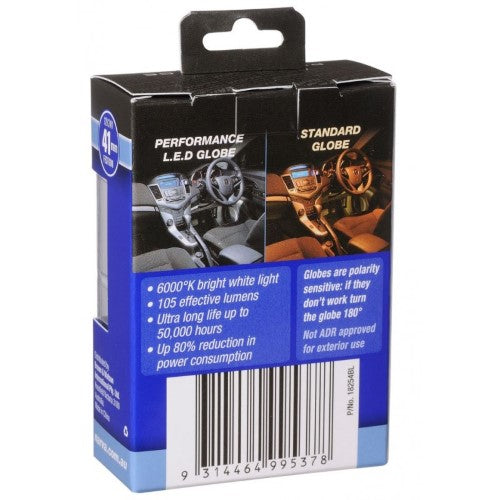 12/24V 41MM LED FESTOON GLOBE