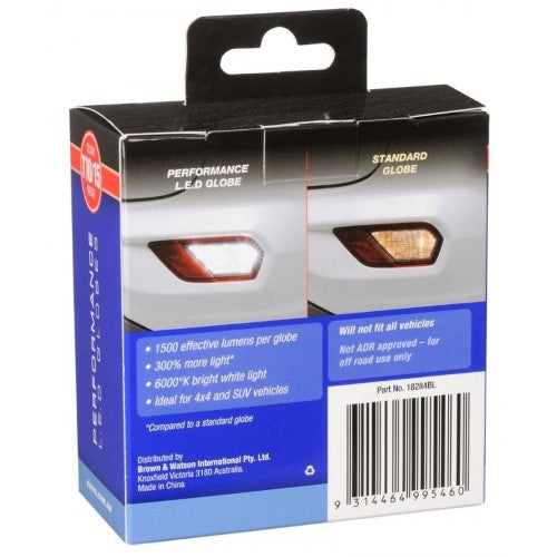 12/24V T15 LED GLOBES HP REV 2 PACK