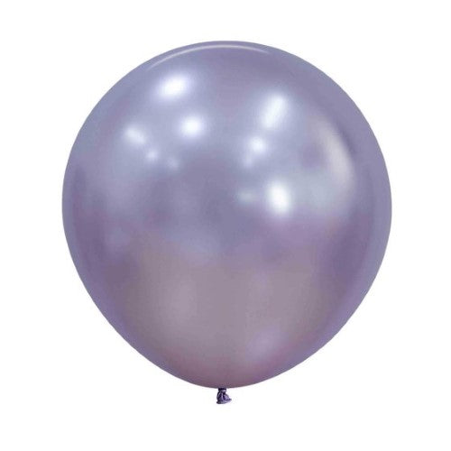 Sempertex 60cm Silk Light Amethyst Latex Balloons 850- 3 Pack - Pack of 3