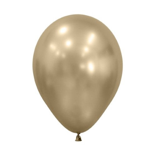 Sempertex 30cm Silk Gold Dust Latex Balloons 870- 50 Pack - Pack of 50