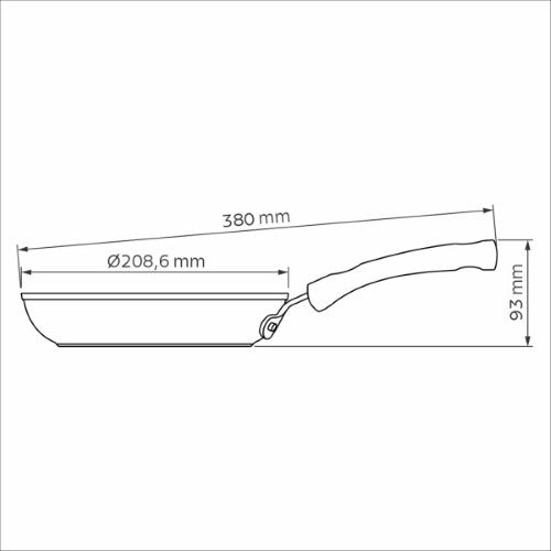 Professional Induction Aluminum Nonstick Frying Pan 20cm - Tramontina