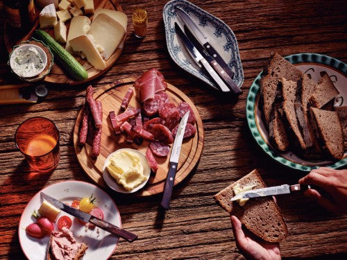 Churrasco Steak Knife Serrated Narrow Blade Polywood Brown 5", 11cm - Tramontina