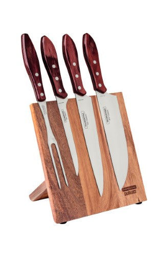Tramontina Churrasco Barbecue Knife Block, 5Pc - Tramontina