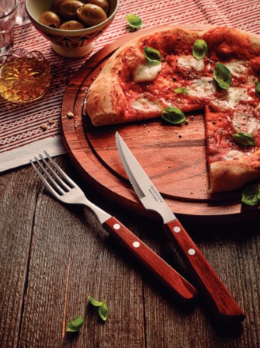 Churrasco Spanish Steak Cutlery 12 Piece Set - Red - Tramontina