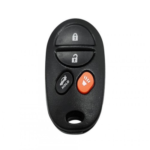 Remote - Shell / Buttons - Compatible with Toyota 4 Button