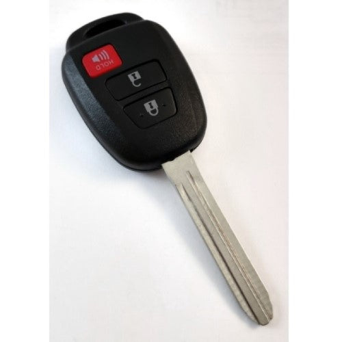 Complete Key Compatible with Toyota 3 Button