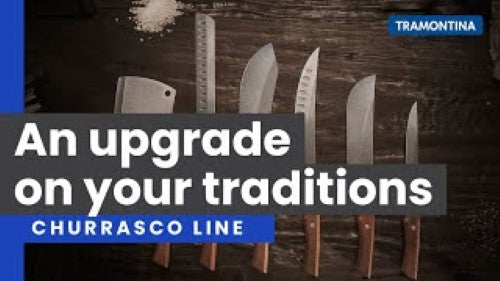 Churrasco Black Collection Serrated Knife 10", 25cm - Tramontina