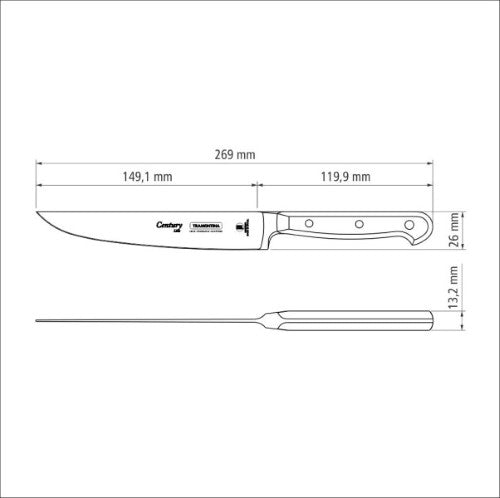 Century Forged Utility Knife 6", 15cm - Tramontina