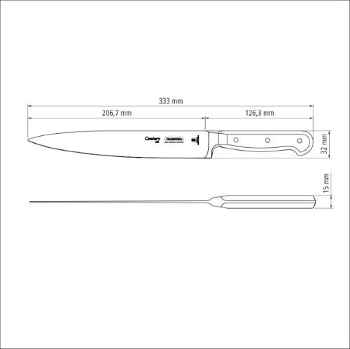 Century Forged Carving Knife 8", 20cm - Tramontina