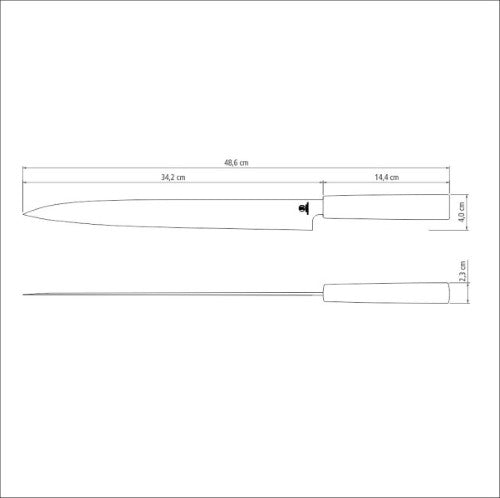 Sushi Yanagiba Knife 13", 34cm - Tramontina