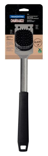 Churrasco Black Barbecue Grill Brush 40cm - Tramontina