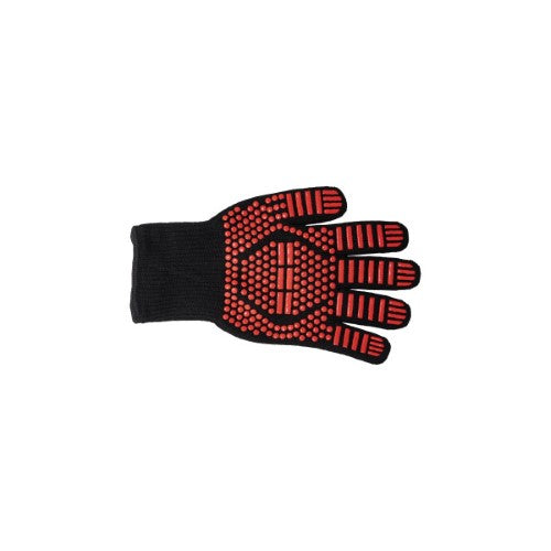 Oven Glove Flame Retardant Red 300mm - Chef Inox