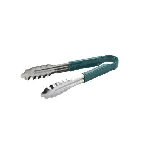 Essentials Tong Stainless Steel Green Handle 230mm - Chef Inox