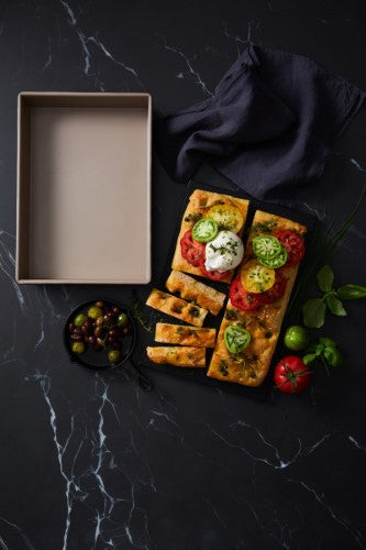 Ceramabake Folded Edge Roasting Dish 33x23x5.5cm - Stanley Rogers