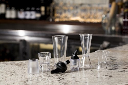 Jigger Clear 15/30ml  12pk - Tru-Pour
