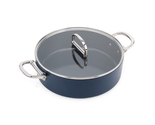 Space 28cm/5qt Non-Stick Induction Shallow Casserole & Lid - Joseph Joseph