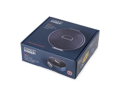 Space 28cm/5qt Non-Stick Induction Shallow Casserole & Lid - Joseph Joseph