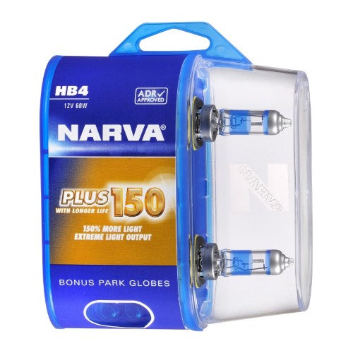 PLUS150 HB4 Globe 12V 51W Twin Pack - Narva