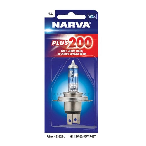 PLUS200 H4 12V 60/55W P43T - NARVA
