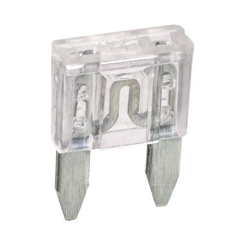 Mini Blade Fuse - 25 Amp White (Blister Pack Of 5)