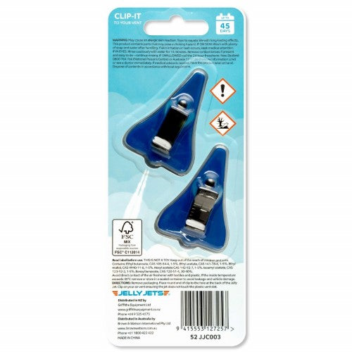 JELLY JETS - CLIP-IT BLUEBERRY AIR FRESHENER