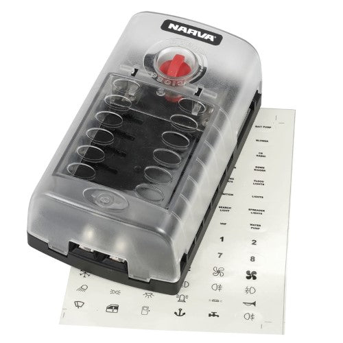 Narva - Fuse Box 12 Way With Cover
