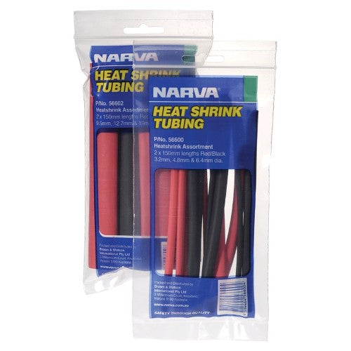 Narva - HEAT SHRINK TUBING 3.2mm-6.4mm ASSORTED