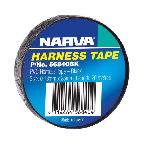 Pvc Harness Tape - 25mm X 20m (Black)